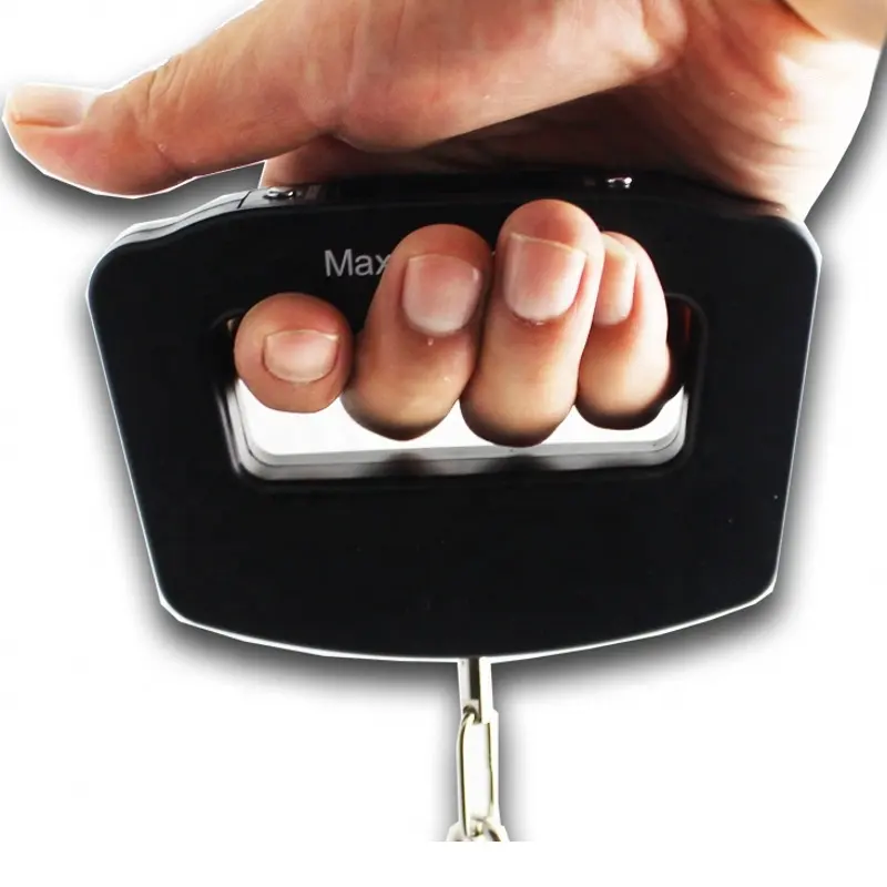 HK-A09 Material de plástico LCD Dynamómetro de pantalla LCD Escala de pescado Pesco Portable Pesaje Escala Santwell 9