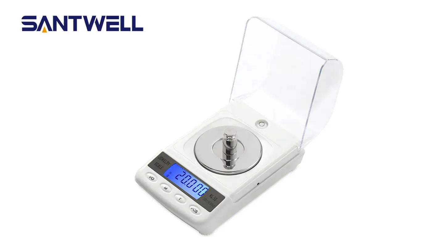 JS-50 Small Laboratory Fine Scale Lightweight Digital Electronic Weighing Scale Kitchen scale Santwell 1