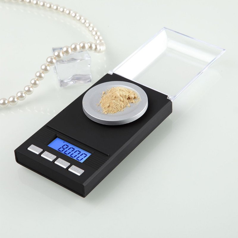 JS-128 Hot Selling Mini Show Screen Escala de pesaje Electrónico Balance de bolsillo digital Santwell 13