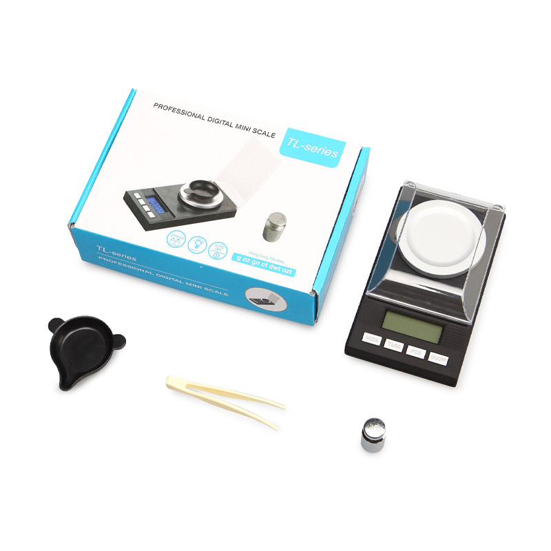 JS-128 Hot Selling Mini Show Screen Escala de pesaje Electrónico Balance de bolsillo digital Santwell 11