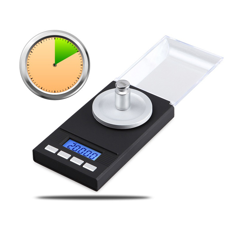 JS-128 Hot Selling Mini Show Screen Escala de pesaje Electrónico Balance de bolsillo digital Santwell 10