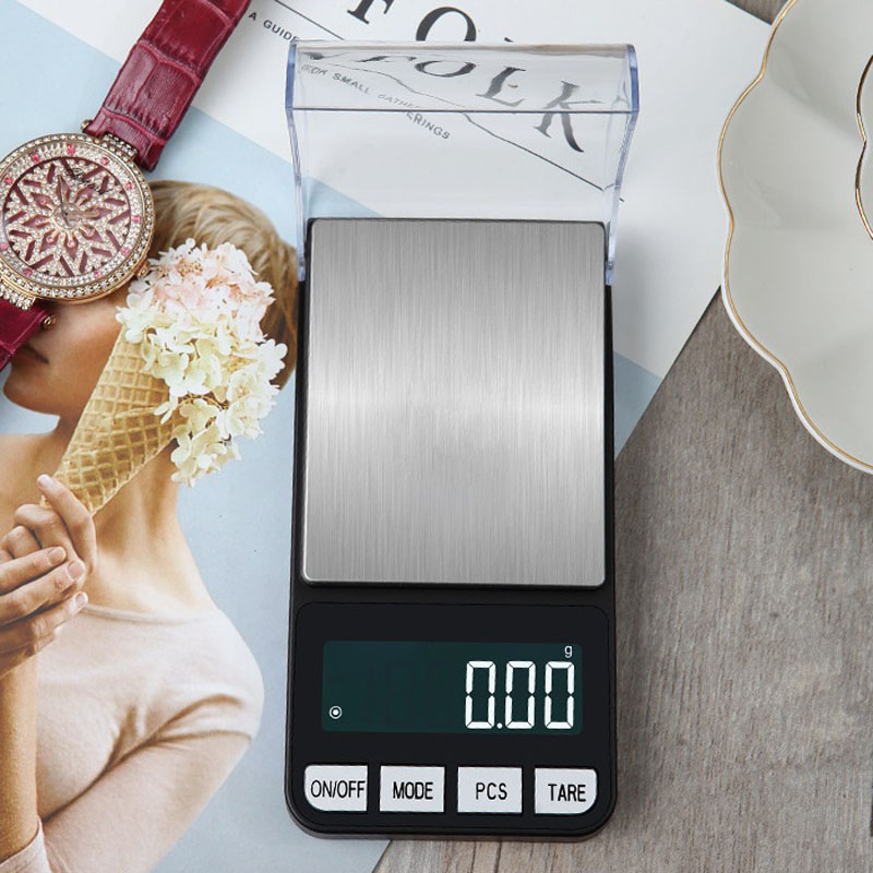 JS-188 Joyas multifuncionales de acero inoxidable de acero inoxidable 0.1 escala de alta precisión Balance de laboratorio Escamas de joyería Santwell 11