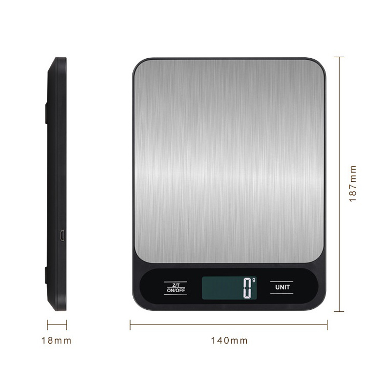 JS-218 6 Unidades disponibles LCD Display Multifunción Escala de joyería de escala de cocina digital electrónica Santwell 15