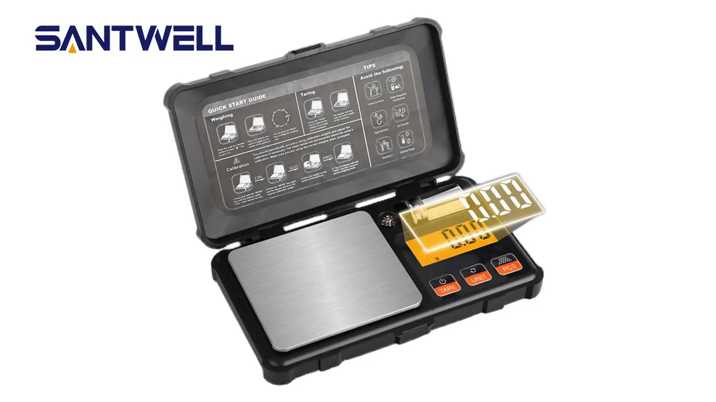 JS-938 Fashion Design in acciaio portatile in acciaio inossidabile Multifunzione Digital Electronic Pocket Santwell 1