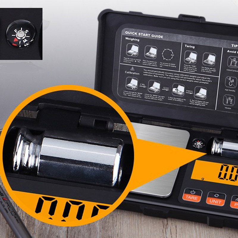 JS-938 Diseño de moda de moda portátil de acero inoxidable LCD Multifunción Electrónica digital Santwell 11