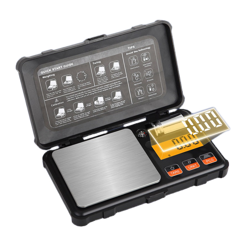 JS-938 Diseño de moda de moda portátil de acero inoxidable LCD Multifunción Electrónica digital Santwell 10