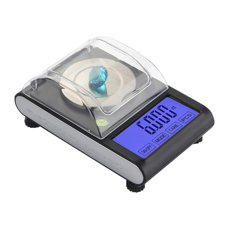 JS-501 Escala portátil de acero inoxidable Diamantes Diamantes Digital Pocket Laboratory Santwell 8