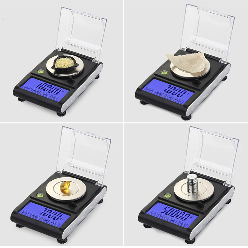 JS-501 Escala portátil de acero inoxidable Diamantes Diamantes Digital Pocket Laboratory Santwell 12