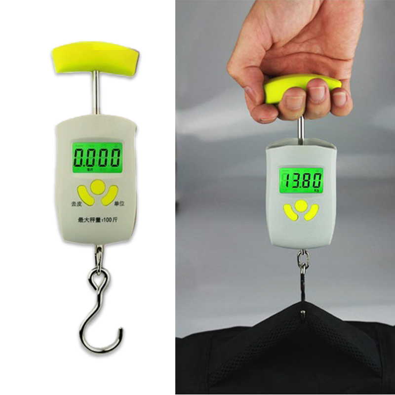 HK-A10 Black Orange Aluminum Alloy Constant Constant Hanging Scale Santwell 11