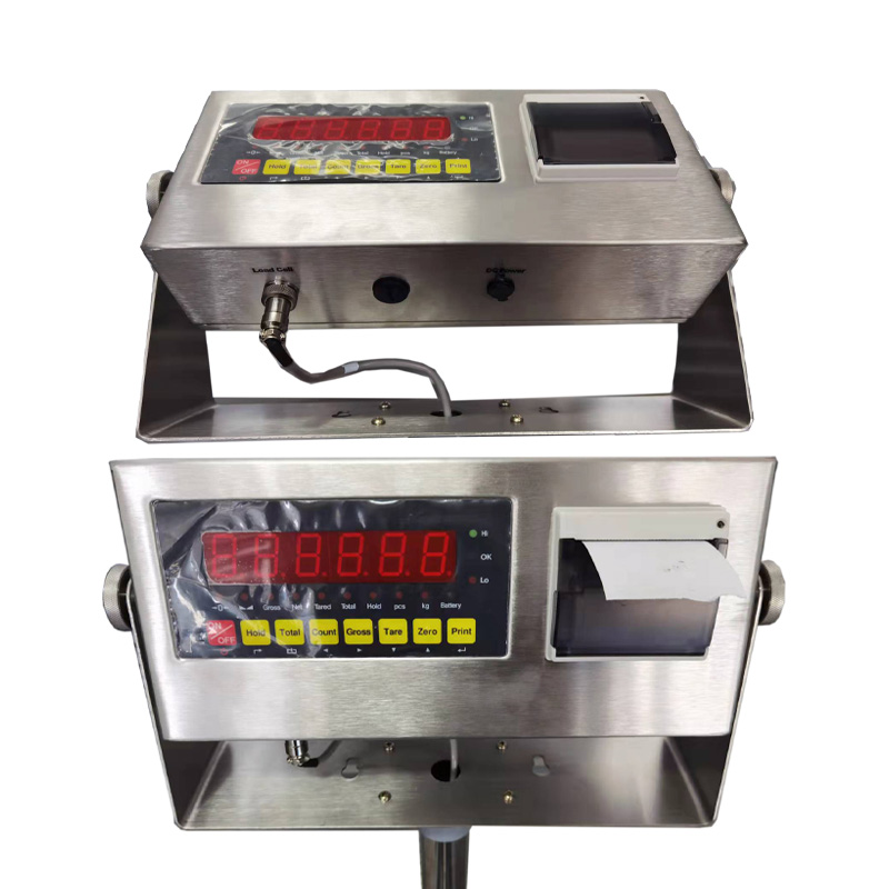 LP7516X Material de acero inoxidable plataforma de pesaje LED Unidad de visualización roja de la plataforma KG/LB Santwell Santwell 11