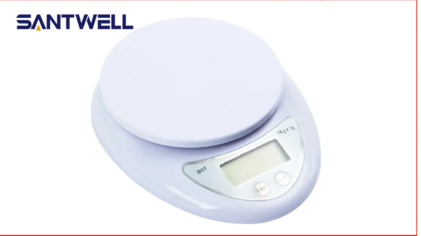 KS-208 Nouveau design Affichage LCD léger portable pesant 5 kg de cuisine à l'échelle de cuisine Santwell 1