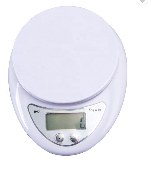 KS-208 Nuevo diseño Pantalla LCD LCD Peso portátil Pesaje de 5 kg Escala de cocina Santwell Santwell 15