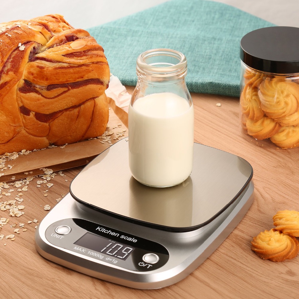 KS-205 Smart Energy Wavion Durable Digital Electronic Food Kitchen Stactoling Steel Scale Escala de cocina Santwell 11