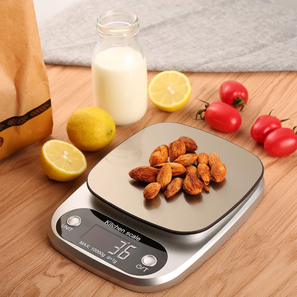 KS-205 Smart Energy Wavion Durable Digital Electronic Food Kitchen Stactoling Steel Scale Escala de cocina Santwell 10