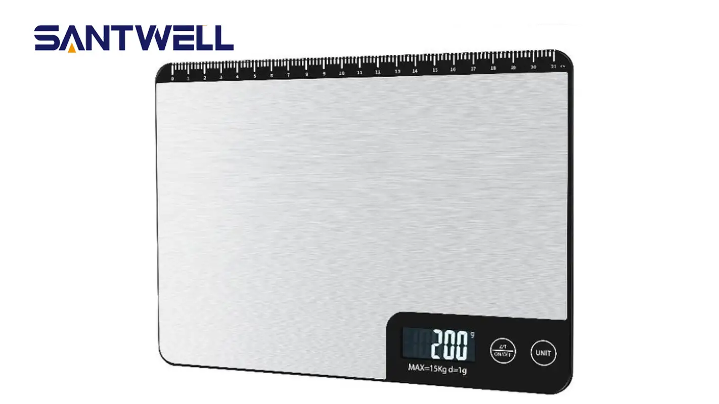 Écran d'écran LCD KS-204 Affichage d'écran de cuisine multifonctionnel Scale de cuisine Scale de cuisine Santwell 1