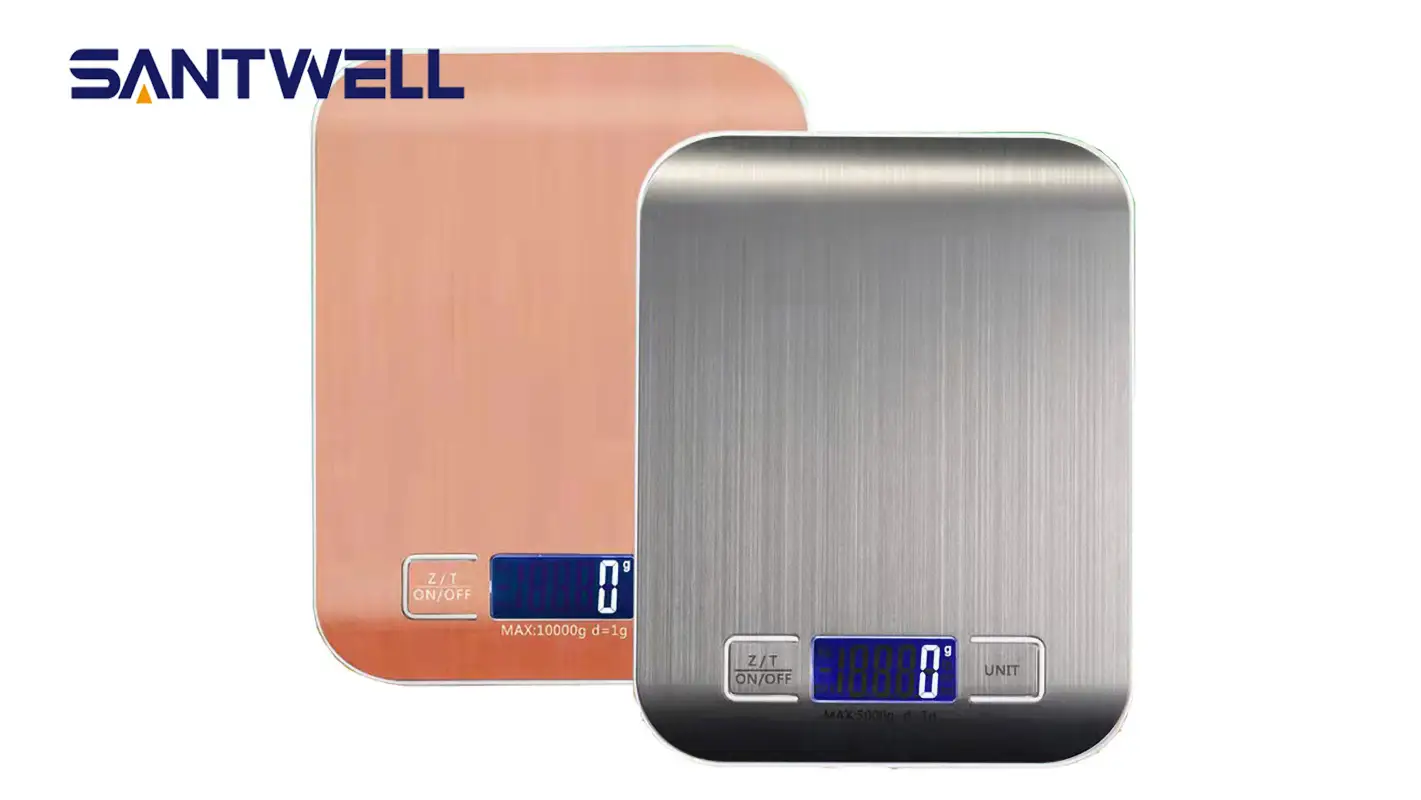 KS-202 STURDY précis Electronic numérique 10 kg en acier inoxydable peser la cuisine échelle de cuisine Santwell 1