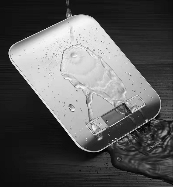 KS-202 Sturdy Electronic Electronic Digital 10 kg de acero inoxidable a escala de cocina de pesaje de pesaje Santwell 15