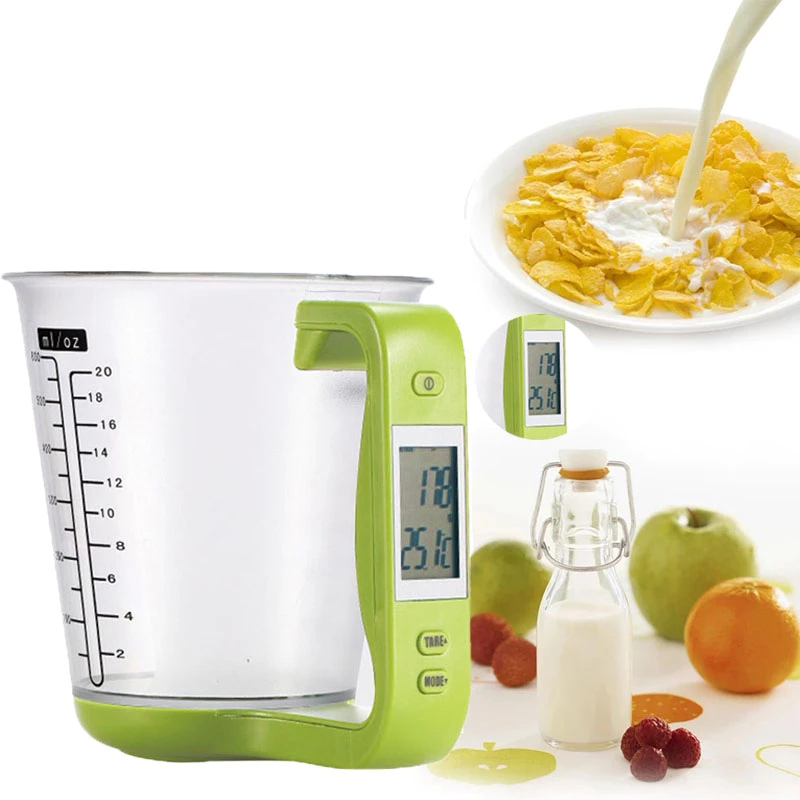 TBS-11 apariencia generosa de ABS ABS Líquidos Medición de la taza de medición de gran volumen Electrónico Escala portátil Santwell 10