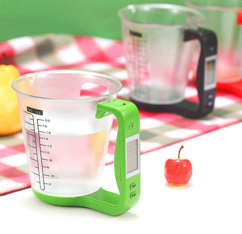 TBS-11 apariencia generosa de ABS ABS Líquidos Medición de la taza de medición de gran volumen Electrónico Escala portátil Santwell 12