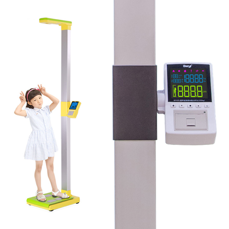 HW-05 Venta de fábrica White 180 kg Electrónico de peso corporal y altura Escala digital Escala de baño Santwell 11