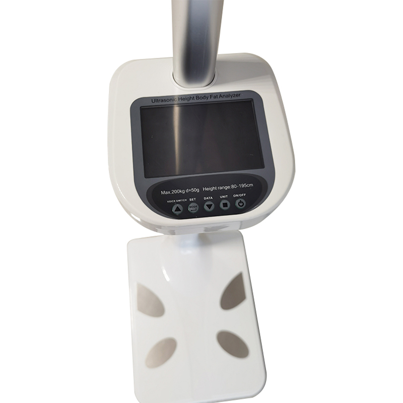 HW-180 LCD Muestra ABS de plástico Temperado Temperado Ultrasonido Alto precisión Altura digital Peso Baño Santwell 11