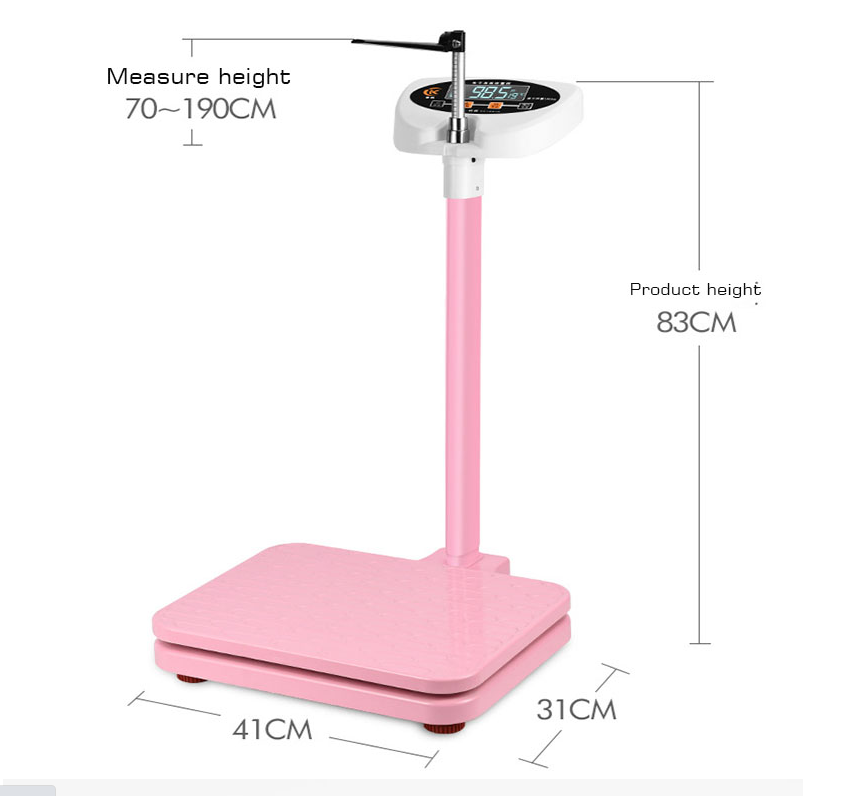HW-2003 83*41*31cm Electronic Standard Peso y altura Escala de pesaje para adultos Santwell Santwell 13