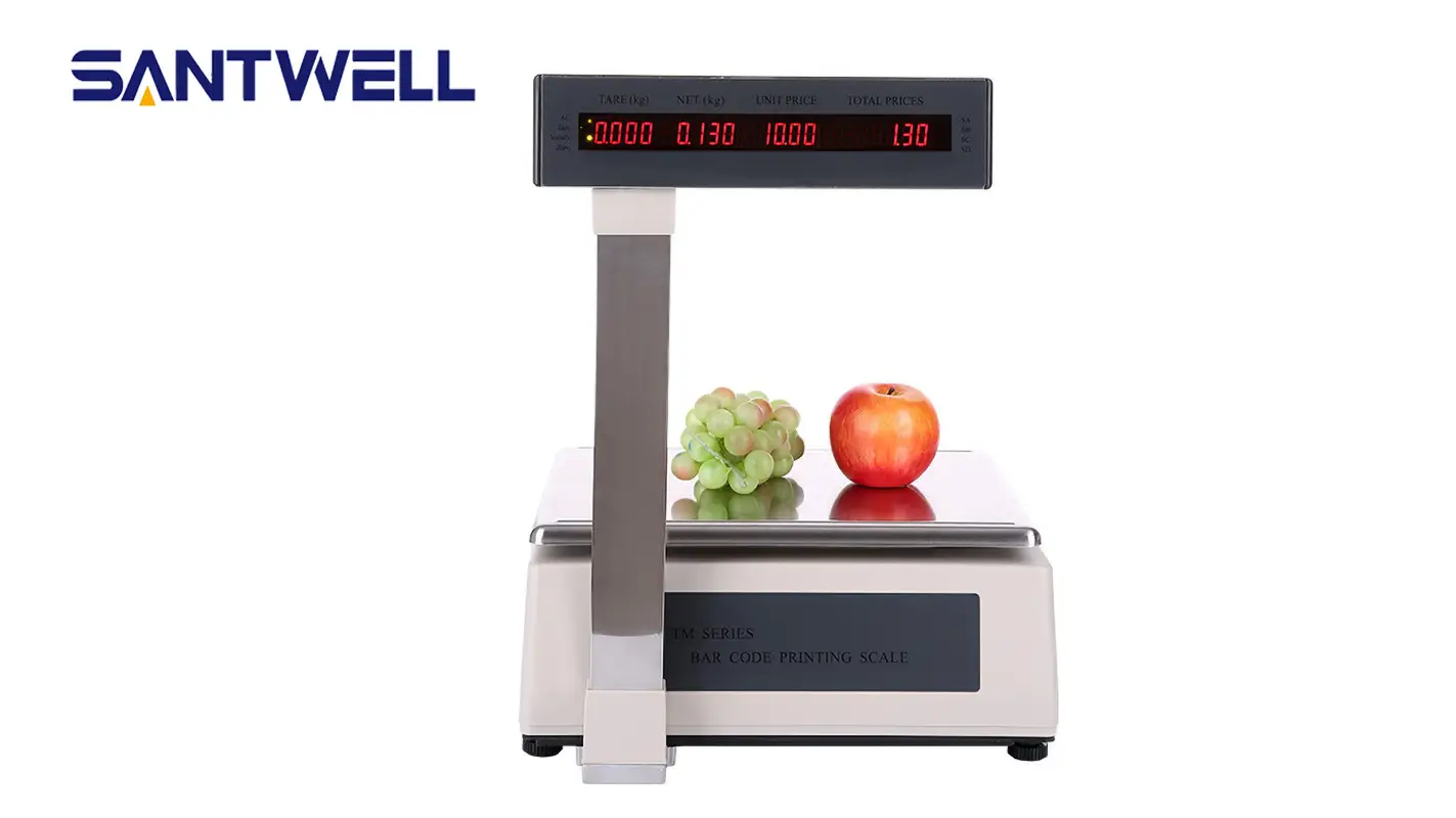 TM-A com LED da impressora/LCD Dirigir Lateral Display de supermercado POS POS Caixa de Caixa de Caixa de Caixa de Computação Escala Santwell 1