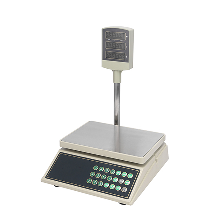 PS-835 110V-220V Voltaje LED/Fabricante LCD China Supermercado Digital Precios Electronic Escala Santwell 10