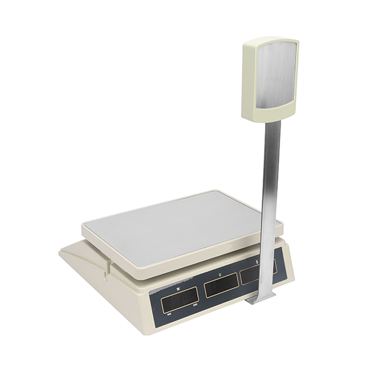 PS-835 110V-220V Voltaje LED/Fabricante LCD China Supermercado Digital Precios Electronic Escala Santwell 12