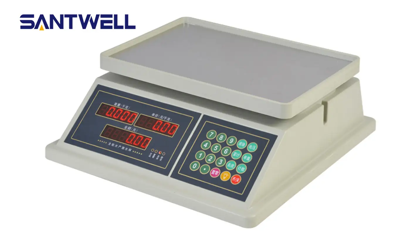 PS-832 Atacado 15k-30kg Rama à prova d'água Pesação de caixa eletrônica de preços de preços de computação Santwell 1