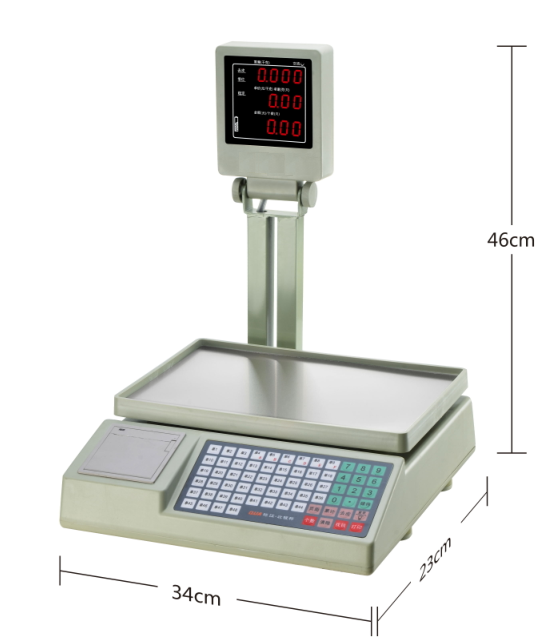 PS-803 Cálculo de precio Cálculo preciso Registro electrónico El registro de precios de la fruta Santwell Santwell 11