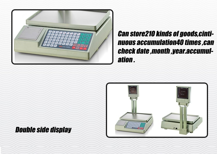 PS-803 Cálculo de precio Cálculo preciso Registro electrónico El registro de precios de la fruta Santwell Santwell 13