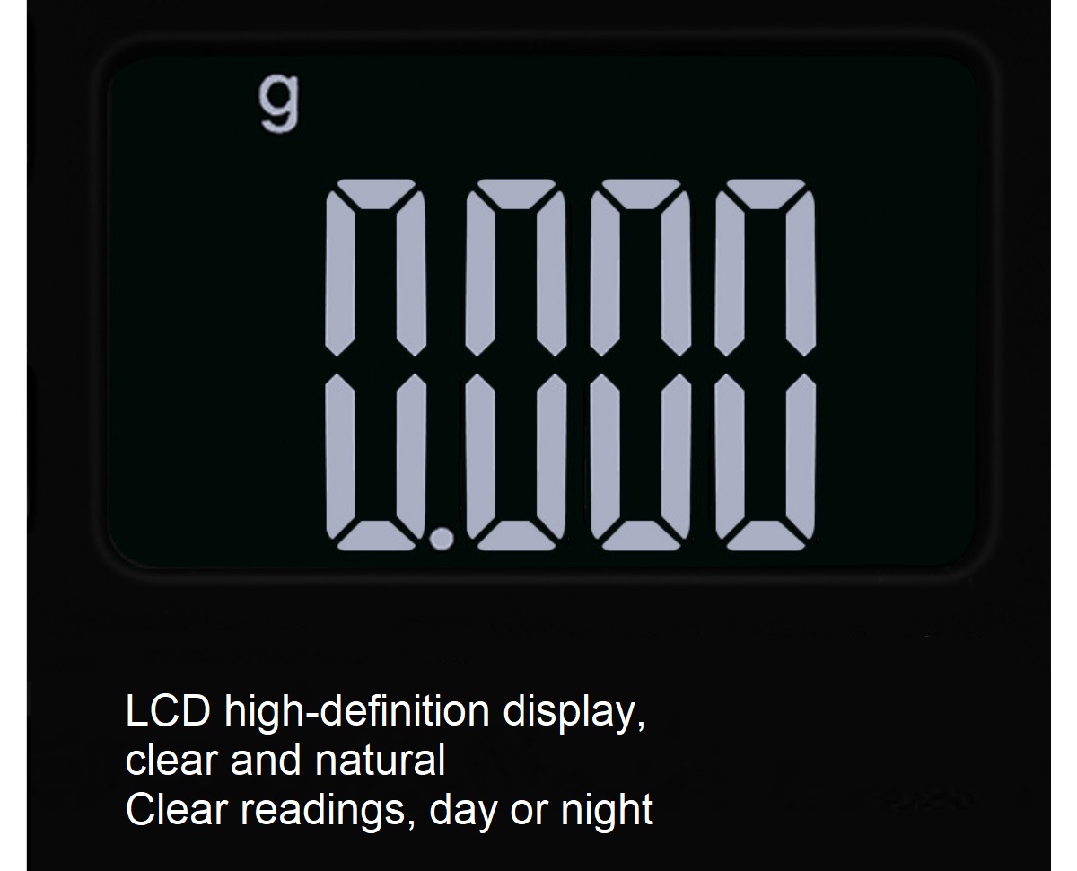 PS-118 Escala de bolsillo 0.001 Escamas de joyería de equilibrio de peso con bandeja y tapa del polvo Escala de joyería Santwell 15