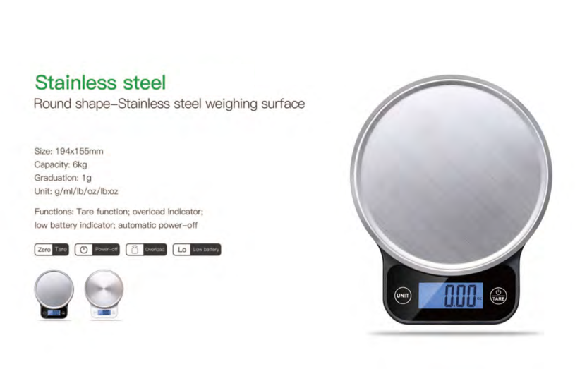 KS-782 SUMINISTROS DE CICIMIENTO HOMPRESA Multipropósito Portable Portable Sits Electronic Kitchen Saantwell 12