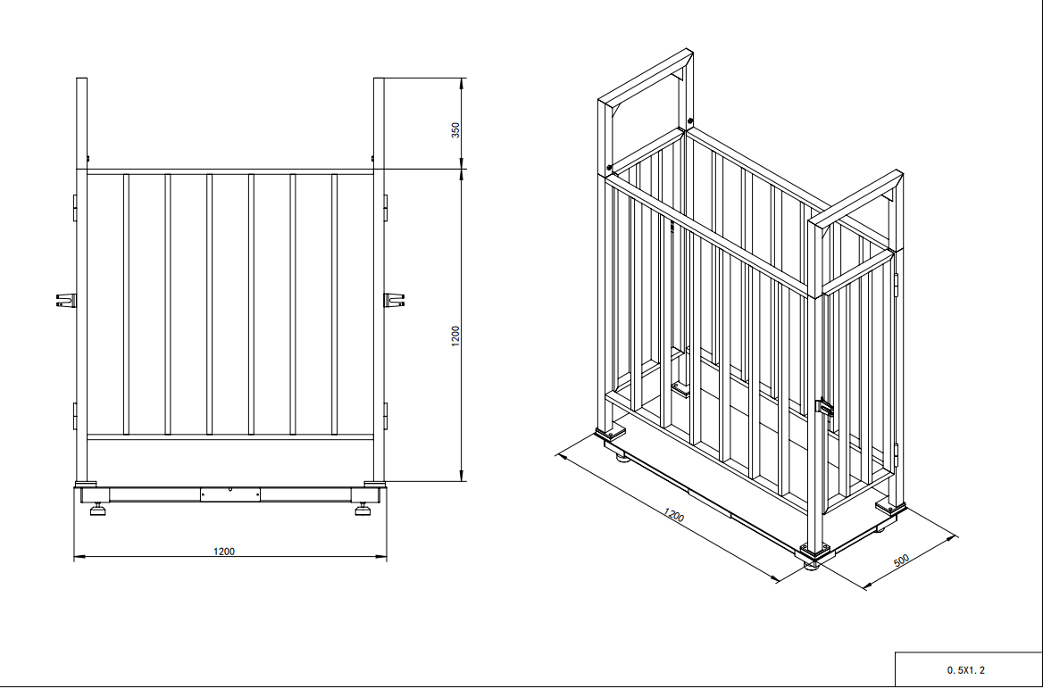 LS-1 ESCALES DE ANIMALES ACERO CARBONO CON VIDEO DE FENCING SANTWELL 11