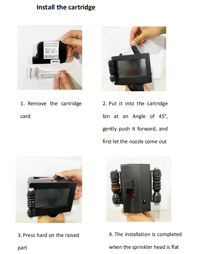 Santwell - Idioma multifunción Opcional Handheld Portable Instinterina Price portátil Impresora de inyección de tinta 10