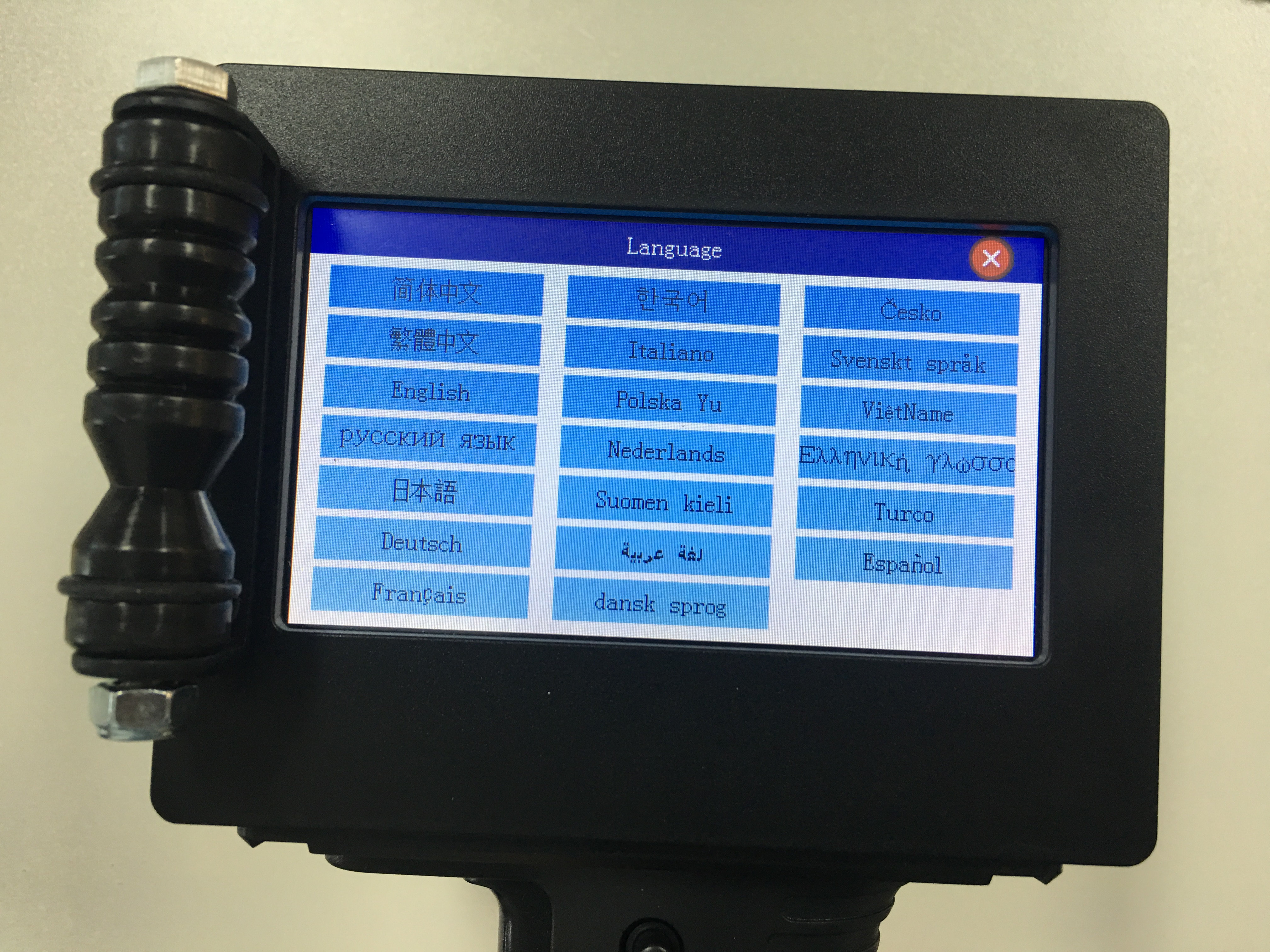 Santwell - Idioma multifunción Opcional Handheld Portable Instinterina Price portátil Impresora de inyección de tinta 14
