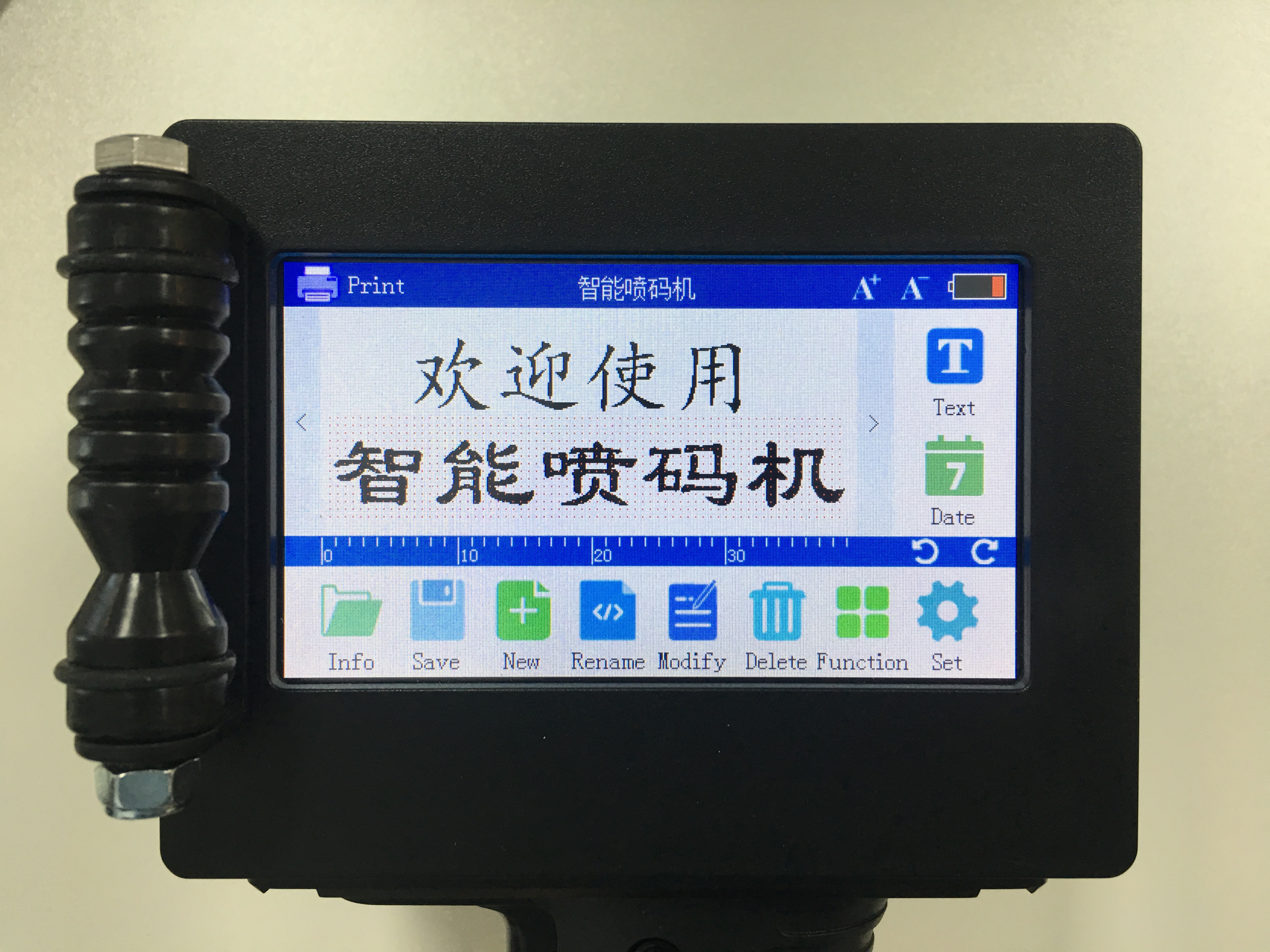 Santwell - Idioma multifunción Opcional Handheld Portable Instinterina Price portátil Impresora de inyección de tinta 12