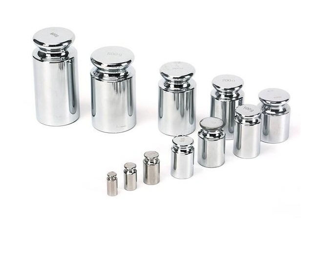 Santwell - 1 g a 50 kg de calibración Peso de hierro fundido/herramienta de acero inoxidable Escala de calibración electrónica Escala superior 9