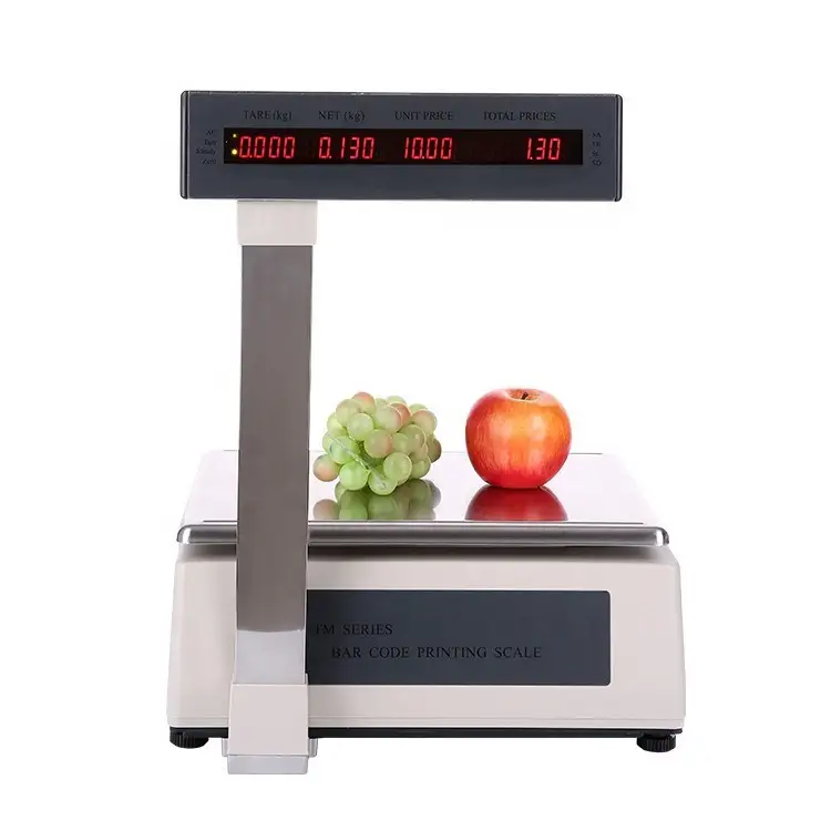 SANTWELL - Échelle de caisse enregistreuse Échelles électroniques avec des supermarchés d'impression pesant l'échelle de prix des prix de prix 1