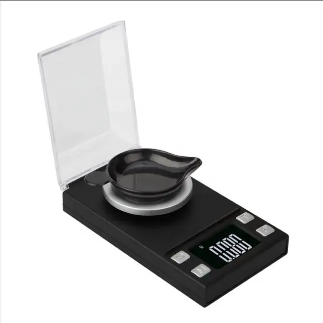 Santwell - Santwell High Precision pour l'échelle de bijoux de laboratoire 100 gramme 0,001 Échelle de poche avec échelle de bijoux de minuterie 1
