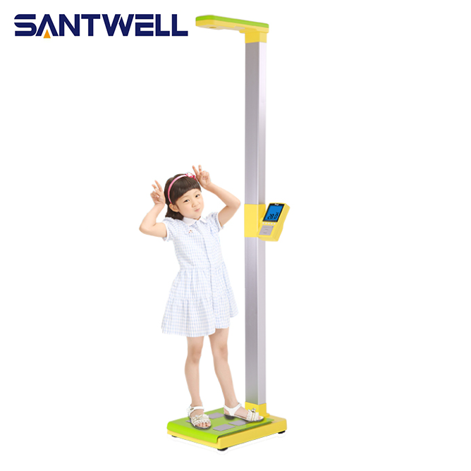 Santwell - 80-210 cm medir con precisión la salud física de la altura multifunción de la altura y la escala de peso de la escala de baño 9