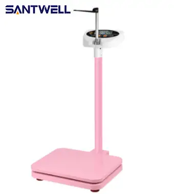 SANTWELL - Haute norme 2 en 1 Body Electronic Digital Honight Mesurement and Weight Measury Scale Salle Salle 1