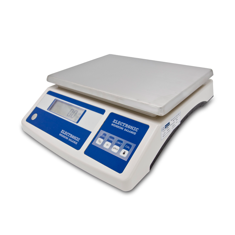 Santwell - Escala de pesaje electrónica de pantalla LCD de alta precisión Balance de balance de pesaje de cocina de plástico de alto rango de rango pequeño 8