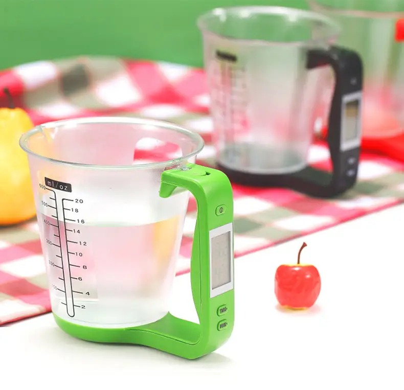 SANTWELL - Laboratoire de ménage multifonctionnel LCD rouge vert rouge affichage de la nourriture de liquide de nourriture Cup de cuisine 1