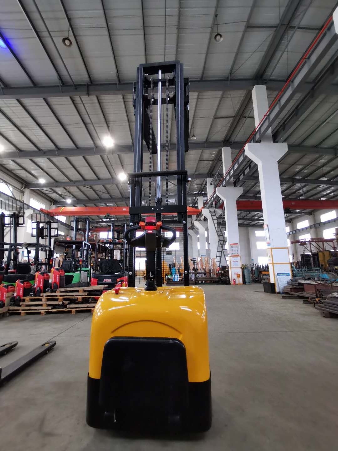 Santwell - 4.0 km/h -6 .0 km/h Motor de CC eléctrico 2330*800*2330 mm Liflante de paleta de paleta eléctrica de apilador al por mayor y bajado 13