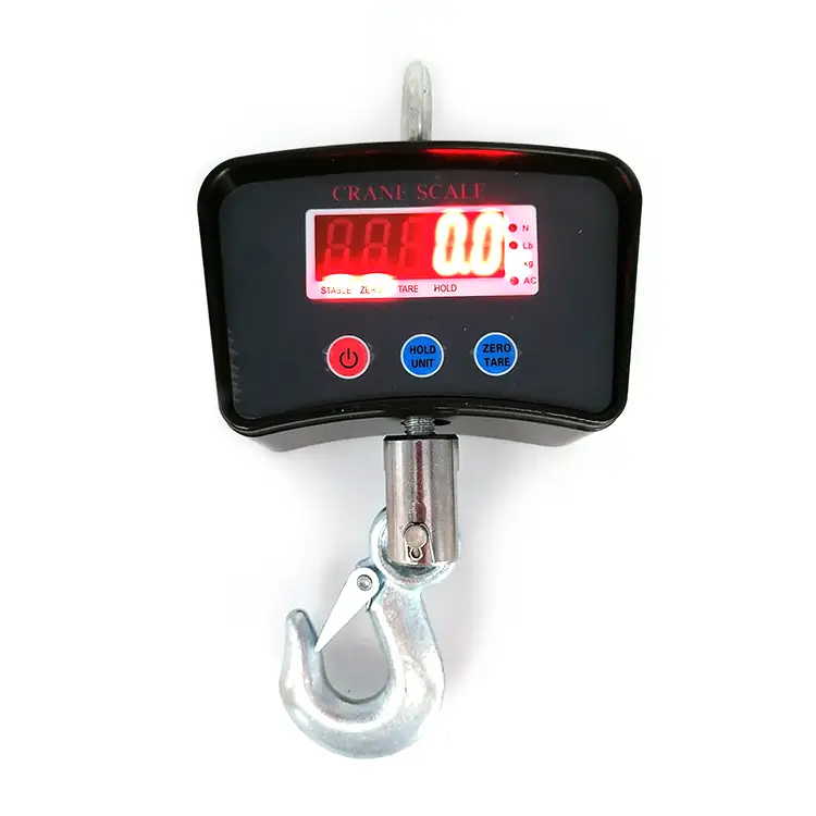 Santwell - 100Kg~1000Kg Black Orange Aluminum Alloy 100Kg 300Kg 500Kg Digital Hanging Hook Scale Crane scale 1