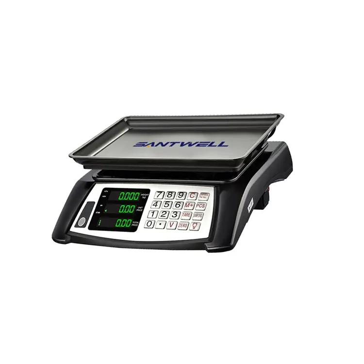 SANTWELL - LCD Digital Electronic Industrial PEEDAGE Scale 1G 2G 5G 10G Échelle informatique de tarification 1