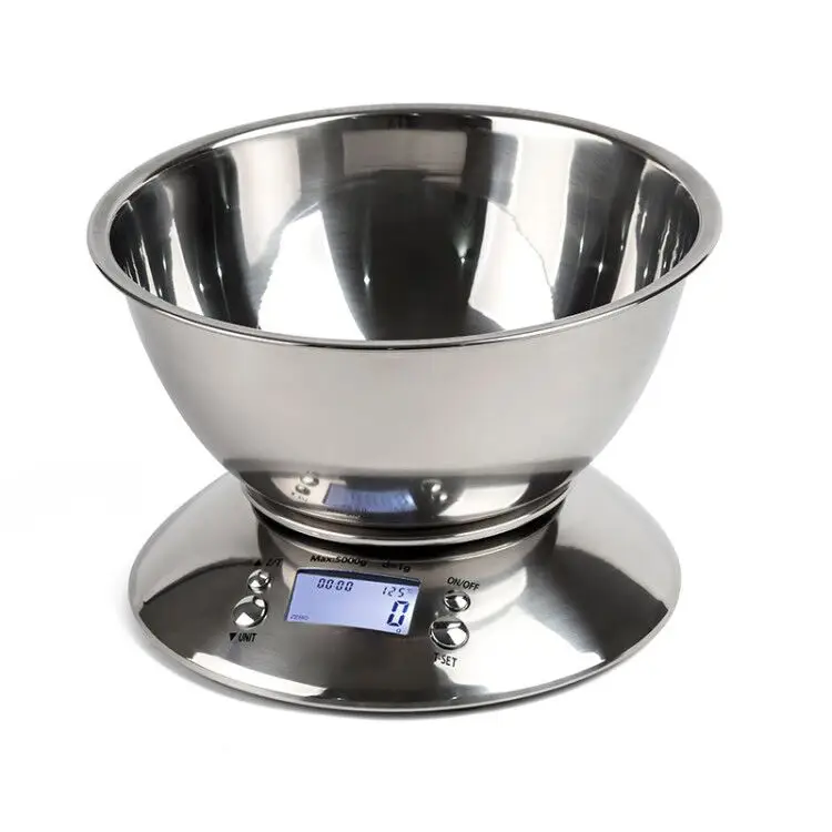 Santwell - 5kg / 1g 3kg / 0,1 g g / ozt / dwt / ct / gn en acier inoxydable portable à l'échelle de cuisine numérique pas cher moderne 1