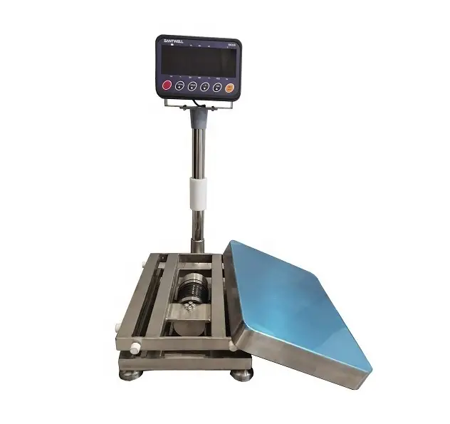 SANTWELL - PLATEFORME DIGITAL SMALL INDUSTRIEL MECANICAL ELECTRON PLATformE Scale de pesée pour Supermaiket 150 kg Échelle de plate-forme de pesée 1